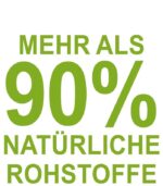 grünes lgo, mehr als 90% natürliche inhaltsstoffe