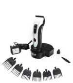 moderne Haarschneidemaschine schwarz/weiß mit zubehör