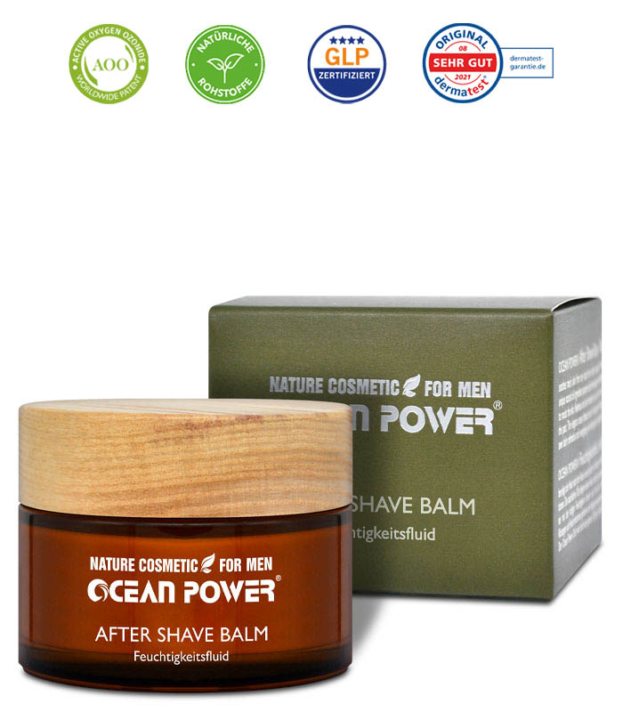 after shave balm mit kartonage 700x800 Kopie braune dose, grüne kartonage