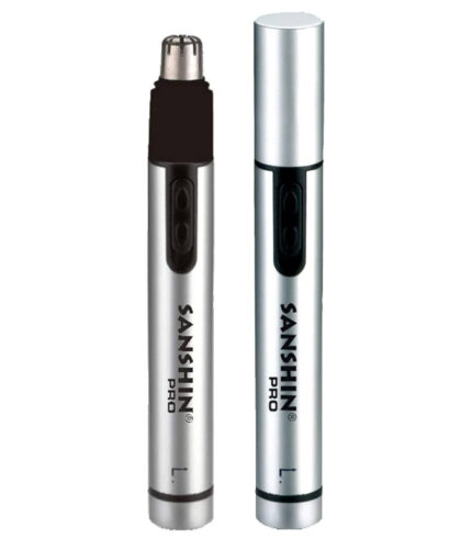 schwarz-silbener Gegenstand