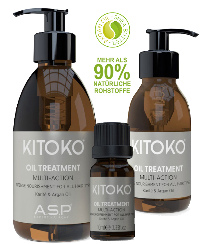 KITOKO – Oil Treatment – für alle Haartypen 10 / 115 / 290ml